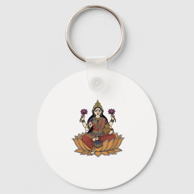 Goddess Laxmi Keychain (Front)