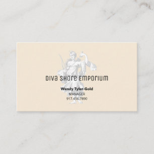 Goddess Luna Gold Watermark Business Card