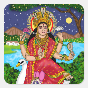 Goddess Mansa Devi Stickers