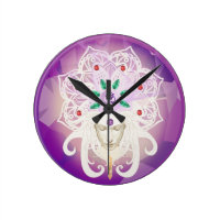 Goddess Meditation Wall Clock