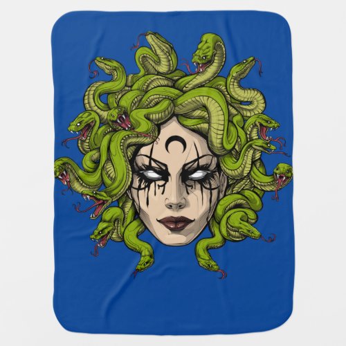 Goddess Medusa Baby Blanket