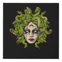 Medusa Gorgon Goddess Wood Print