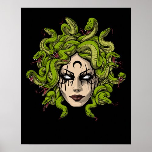 Goddess Medusa Poster