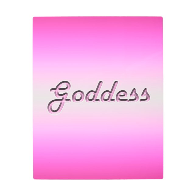 Goddess Metal Print (Front)