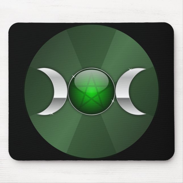 goddess moon symbol mouse pad (Front)