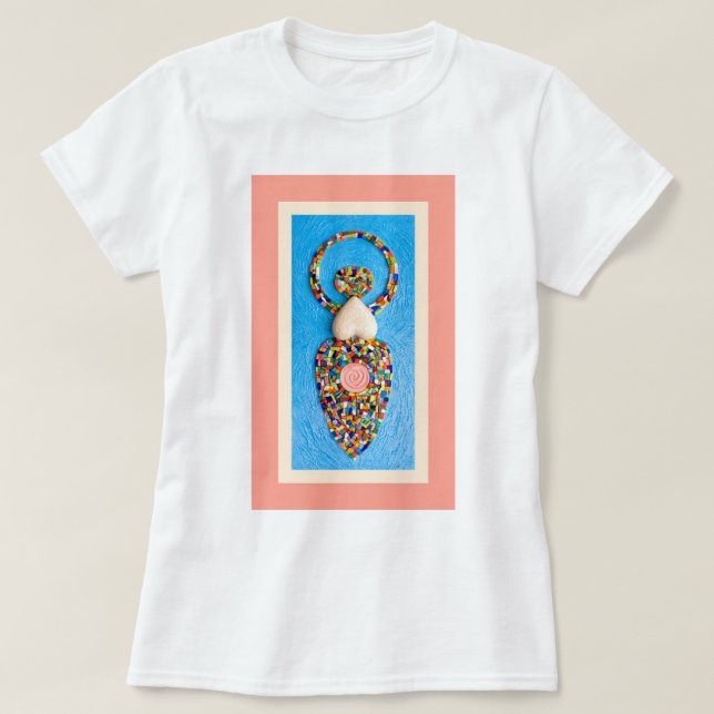 Goddess Mosaic T-Shirt (Design Front)