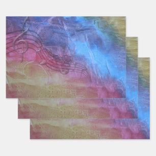 Goddess Music Wrapping Paper Sheets