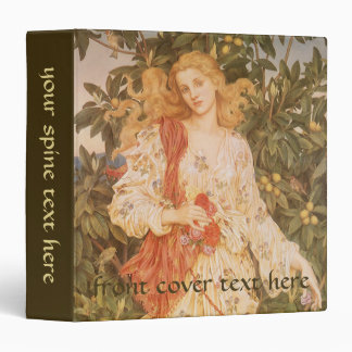 Goddess of Blossoms and Flowers, Flora by Morgan 3 Ring Binder