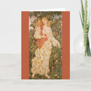 Goddess of Blossoms and Flowers, Flora by Morgan Card