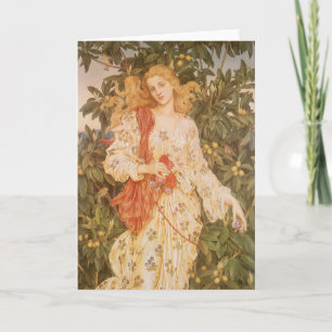 Goddess of Blossoms and Flowers, Flora by Morgan Card
