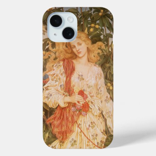 Goddess of Blossoms and Flowers Flora by Morgan iPhone 15 Case