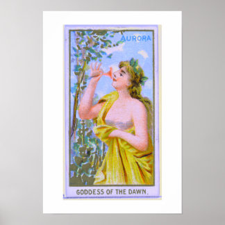 Goddess of Dawn, Aurora, Poster Print