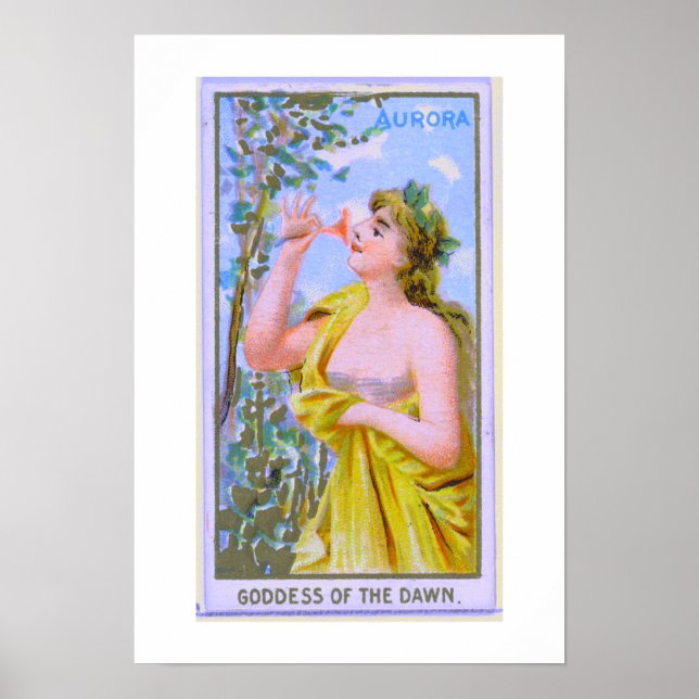 Goddess of Dawn, Aurora, Poster Print (Front)