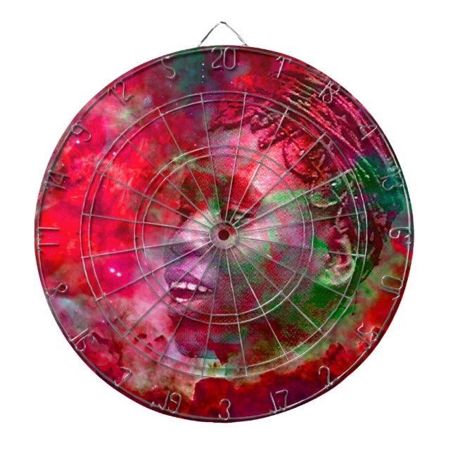 Goddess of Fire Dart Board (Front)