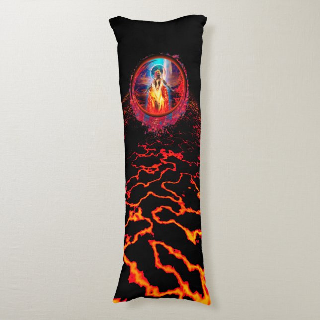Goddess of Fire PELE Body Pillow (Front Vertical)