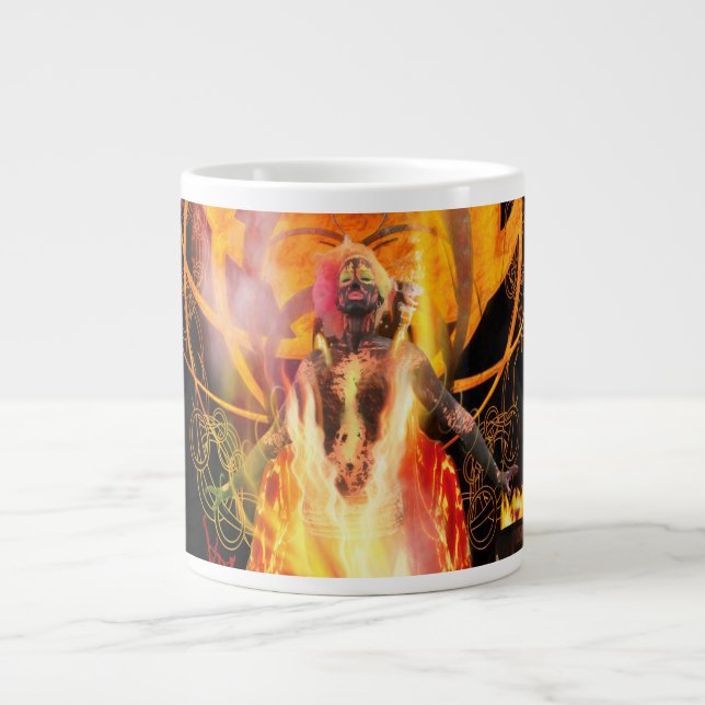 Goddess of Fire PELE Giant Coffee Mug (Front)