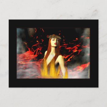 Goddess Of Fire Postcards by MoonArtandDesigns at Zazzle