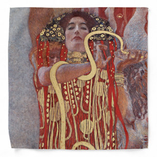 Goddess of Health, Hygieia (Salus), Gustav Klimt Bandana