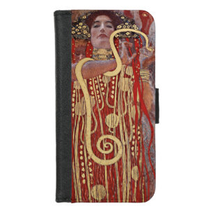 Goddess of Health, Hygieia (Salus), Gustav Klimt iPhone 8/7 Wallet Case