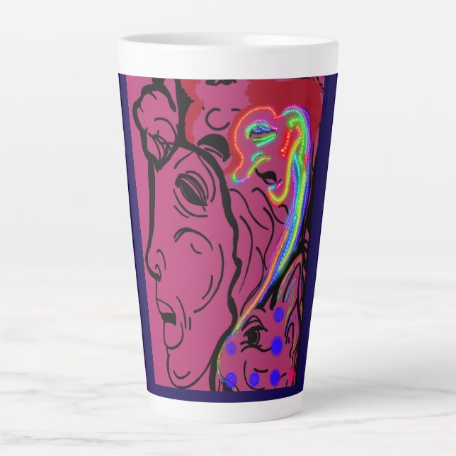 Goddess of Land and Sea Latte Mug (Front)