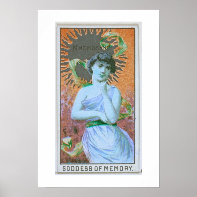 Goddess of Memory, Mnemosyne, Poster Print (Front)