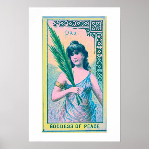 Goddess of Peace Pax Poster Print