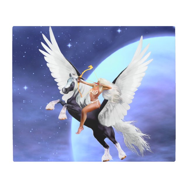 GODDESS OF PEGASUS METAL PRINT (Front)