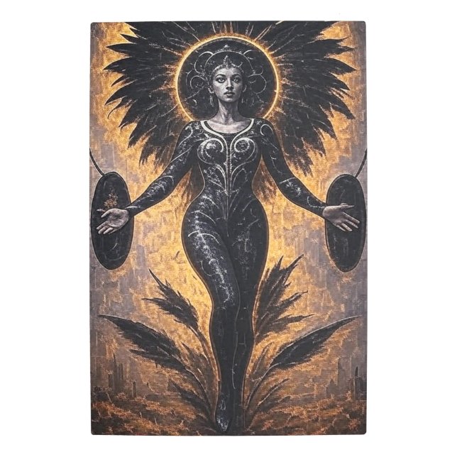 Goddess of Shadows Metal Print (Front)