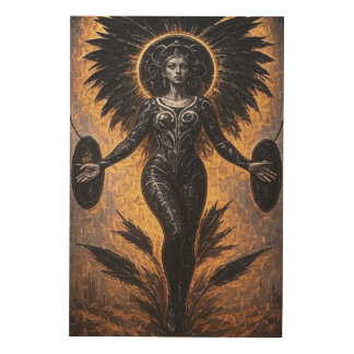 Goddess of Shadows Wood Wall Art