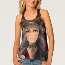 goddess of small creatures tank top pagan goddess