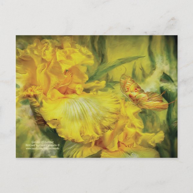 Goddess Of Summer Art Postcard (Front)