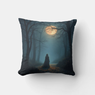 goddess of the night throw pillow