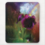 Goddess Of The Rainbow Iris Mousepad