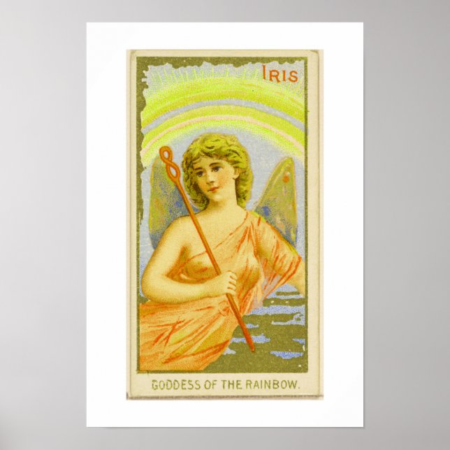 Goddess of the Rainbow, Iris, Poster Print (Front)