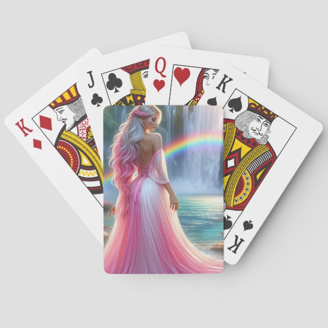 Goddess of the Rainbow Vale Poker Cards (Back)