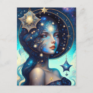Goddess of the Stars Postcard