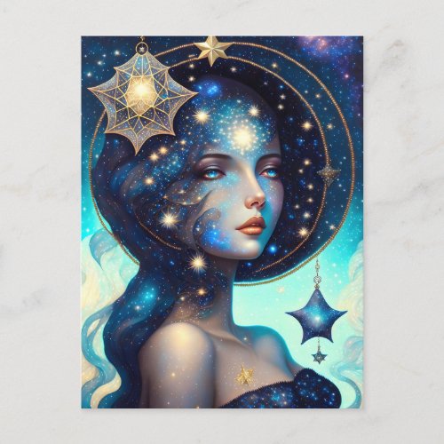 Goddess of the Stars Postcard