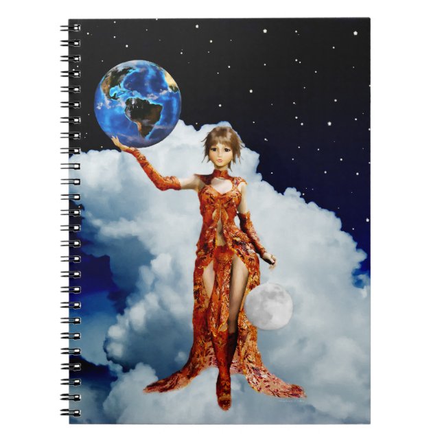 Goddess of Universe Notebook (Front)