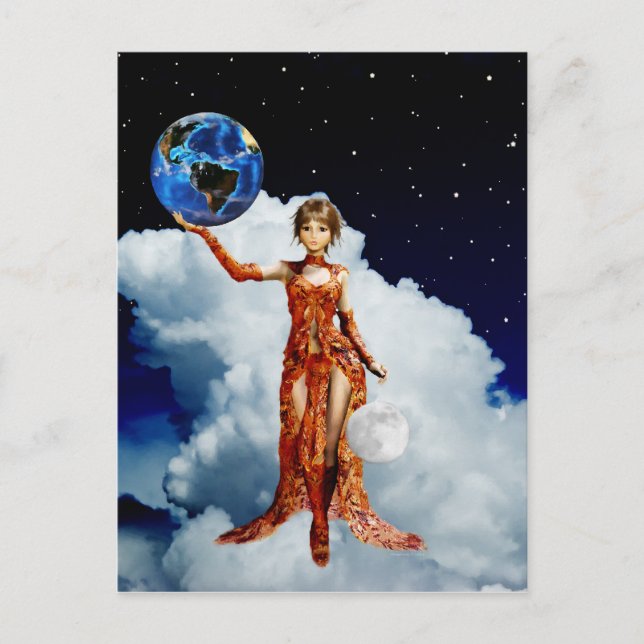 Goddess of Universe Postcard (Front)