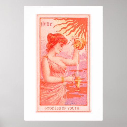 Goddess of Youth Hebe Poster Print