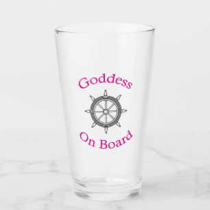 “Goddess on Board” Glass