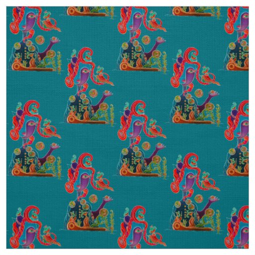 Goddess Pattern Fabric