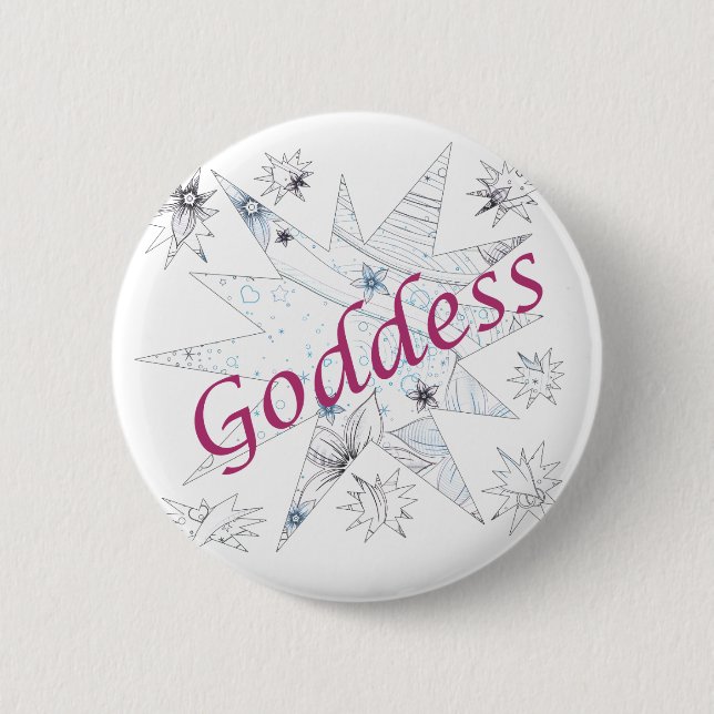 Goddess Pinback Button (Front)