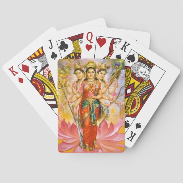 goddess playing cards (Back)