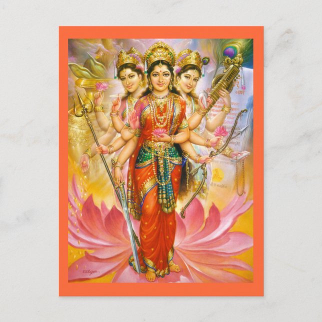 goddess postcard (Front)