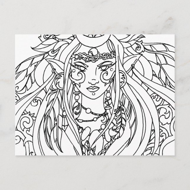 Goddess Postcard (Front)