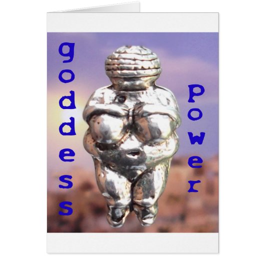 Goddess Power - Venus of Willendorf Cards (Front)