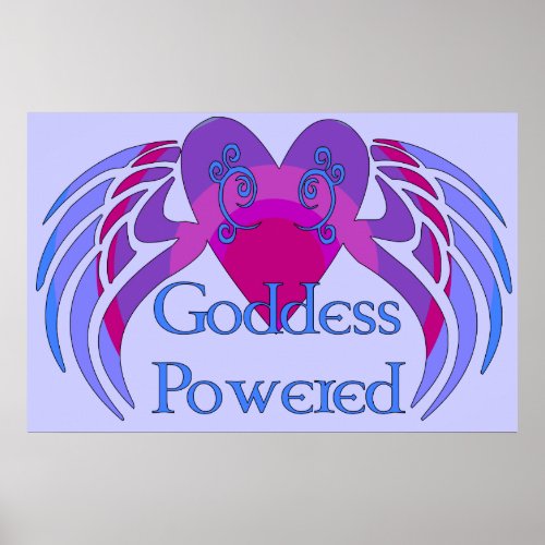 Goddess Powered Poster