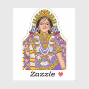 Goddess Radha Sticker