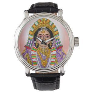 Goddess Radha Wall Clock Watch
